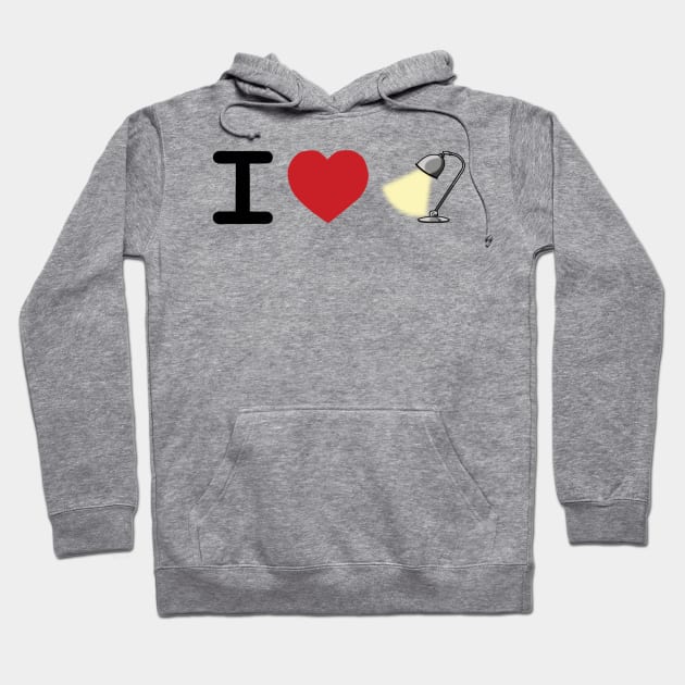 I Love Lamp Hoodie by RedrockitScott